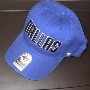 47 Brand Clean Up NBA Dallas Mavericks Royal Blue Adjustable Cap, One Size